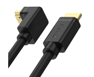 UNITEK Kabel kątowy 90° HDMI 2.0 - HDMI 4K/60Hz 2m Y-C1001 - 662687 - zdjęcie 2